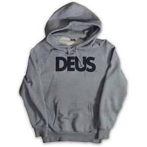 Deus ex Machina All Caps logo cotton hoodie